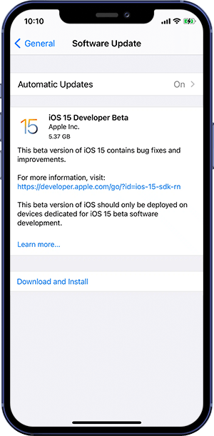 How to Download and Install iOS 15 Beta