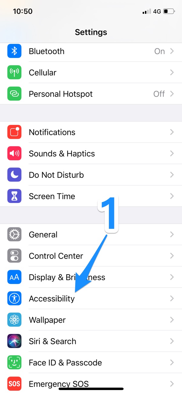 how to make the text bigger on iphone