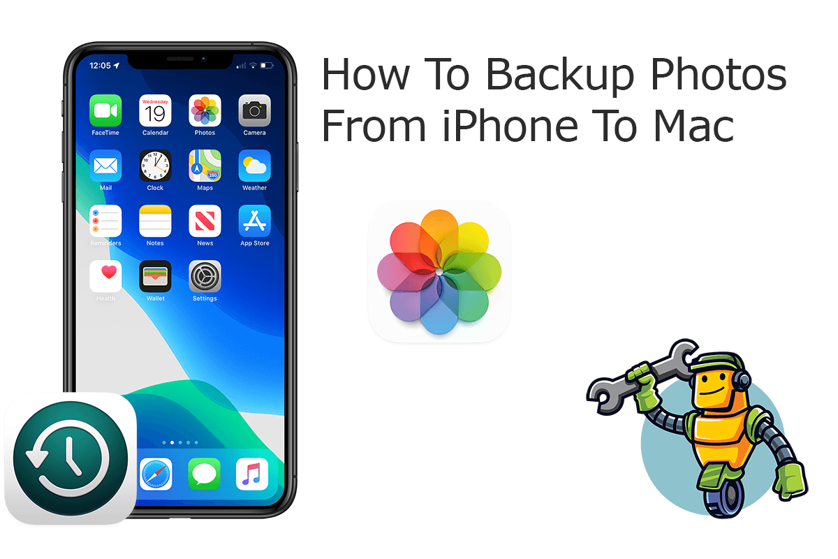 how to upload photos from iphone to mac