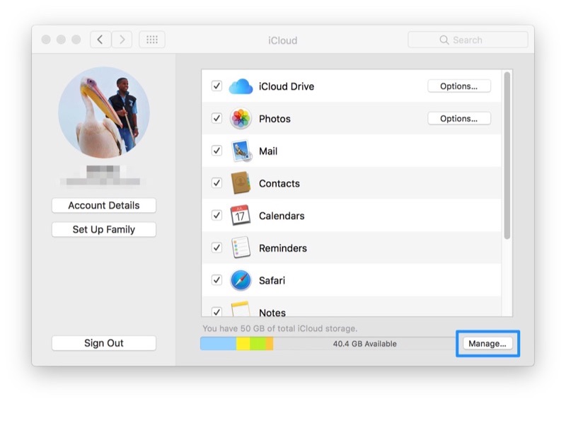 backup mac to icloud macos 10.12