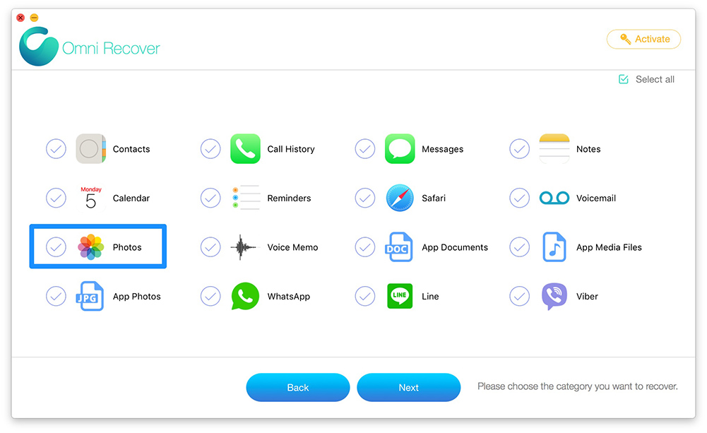 Omni Recover Recover Lost Data From Idevices 2 7 1