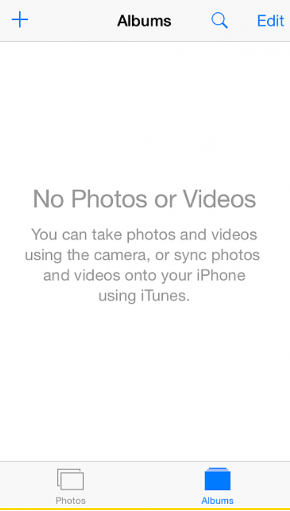 lost photos on icloud