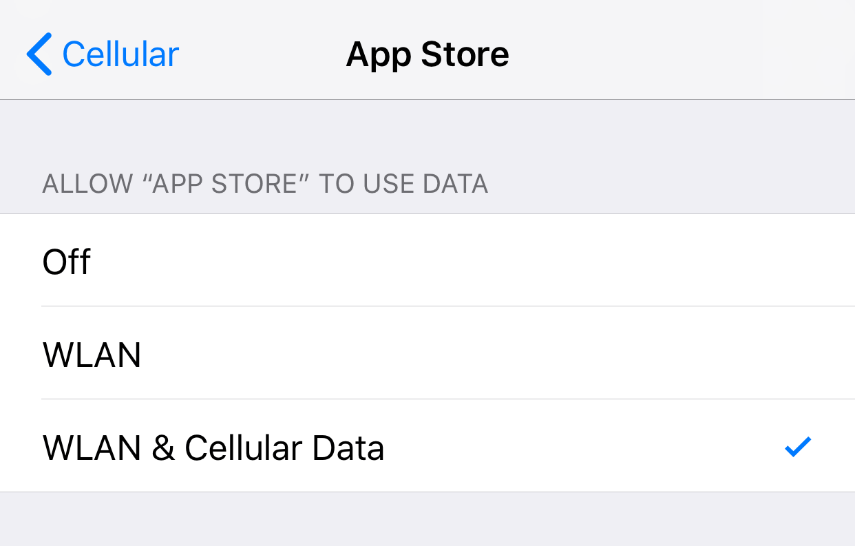 Cannot Connect To App Store iOS 14.7 iPhone