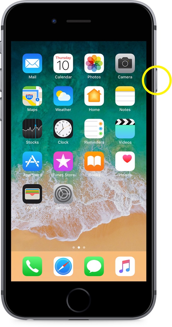 how to restart iphone 6 plus when frozen