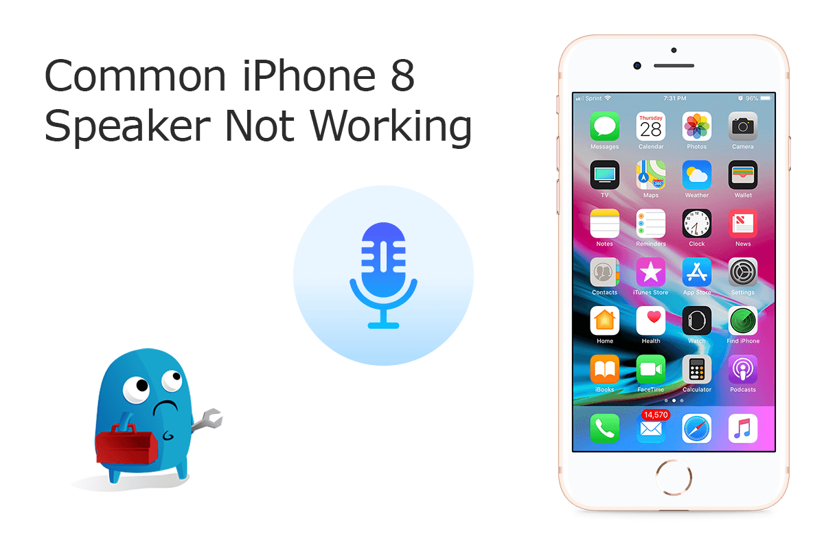 Cách khắc phục iPhone 8/8 cộng với loa không có vấn đề