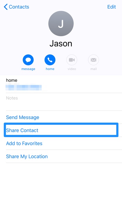 How Can I AirDrop Contacts from iPhone To iPhone