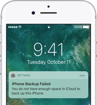 Why My iPhone Won't Backup - iCloud Storage Is Not Enough