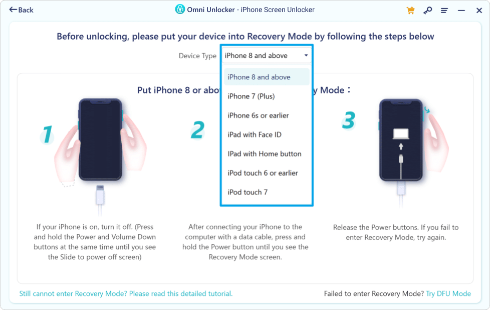 How To Unlock Disabled iPhone Using Omni Unlocker