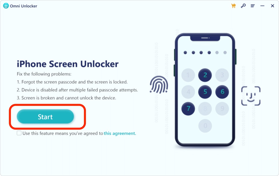 How To Unlock iPhone without Passcode Using Omni Unlocker