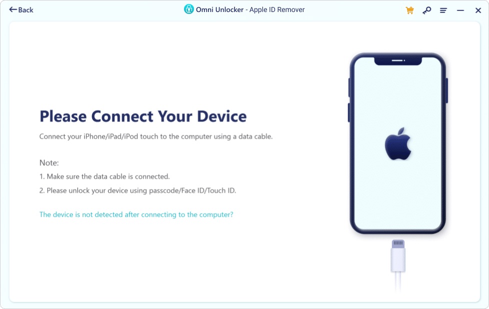 How To Remove Apple ID from iPhone Without Password Using Omni Unlocker