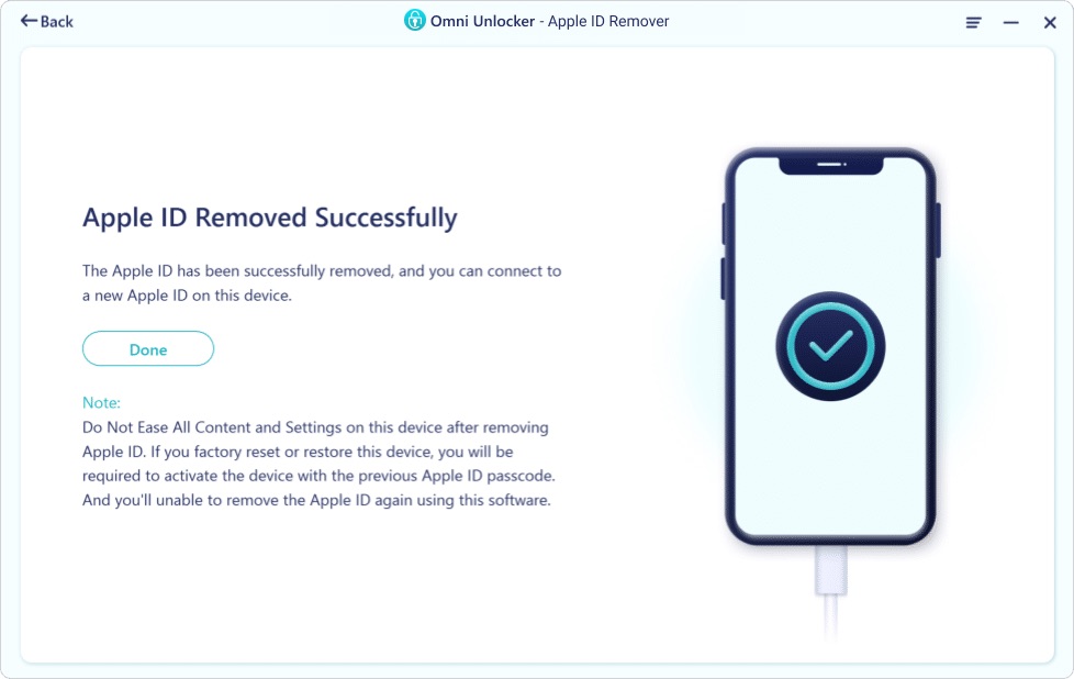 How To Remove Apple ID from iPhone Without Password Using Omni Unlocker