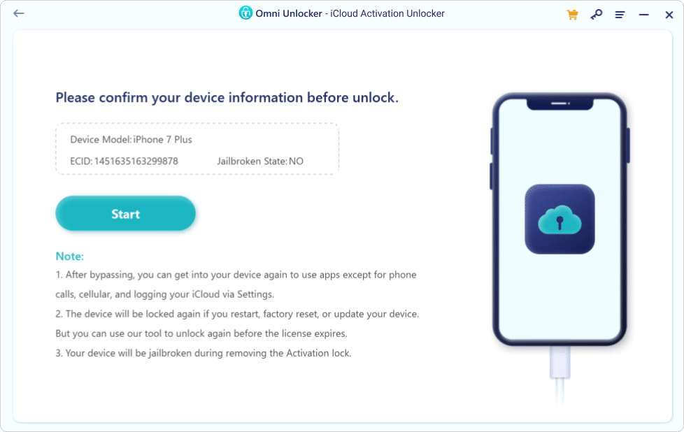 How To Remove iCloud Activation Lock without Password Step 4