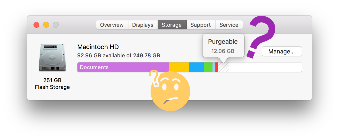 how to clean out the other storage on mac