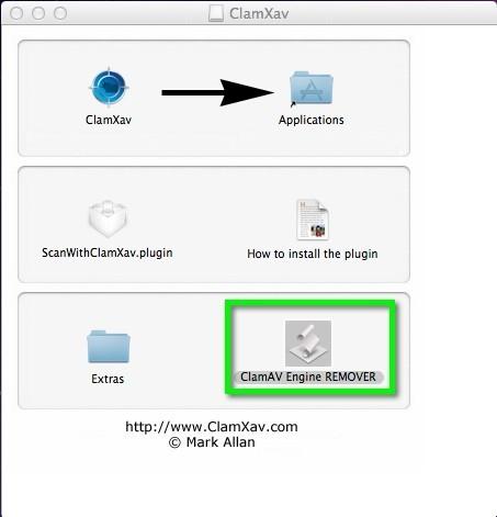 uninstall clamxav from mac