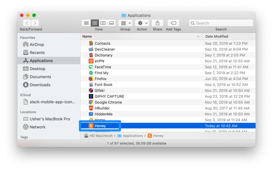 where are the files for the chrome extensions in mac