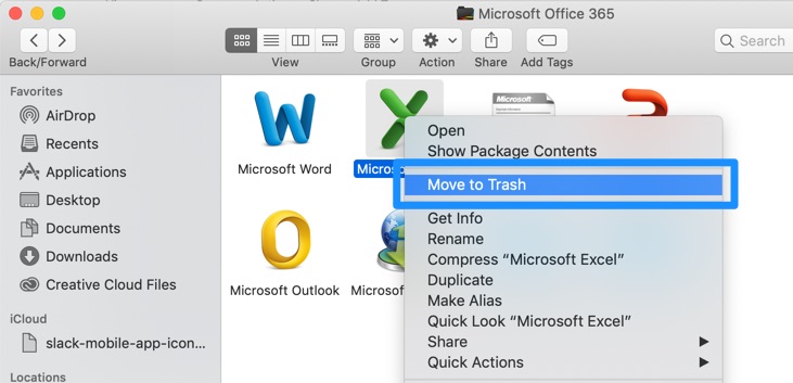 how to uninstall microsoft office in mac