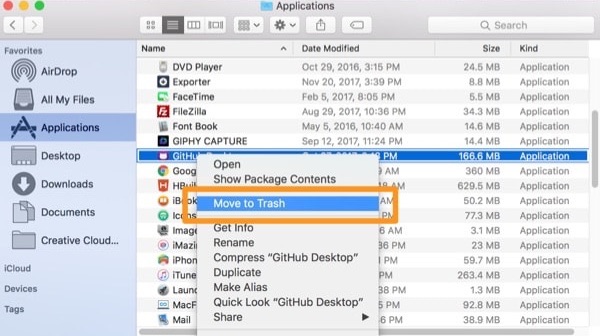 uninstall programs on mac