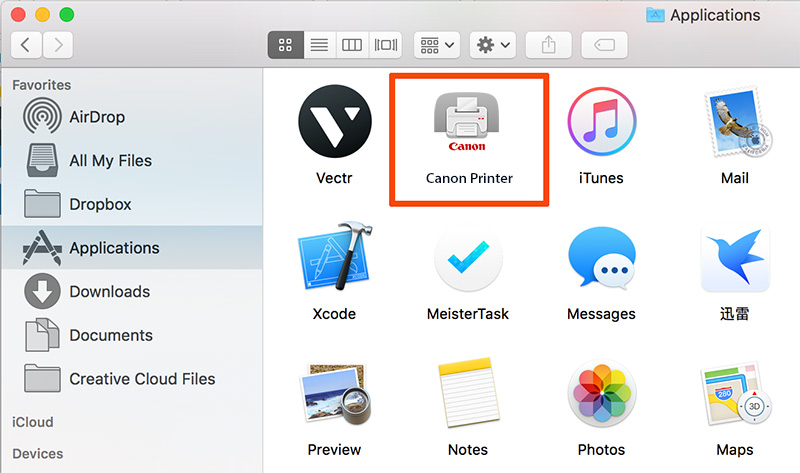 photo printer application for mac and canon