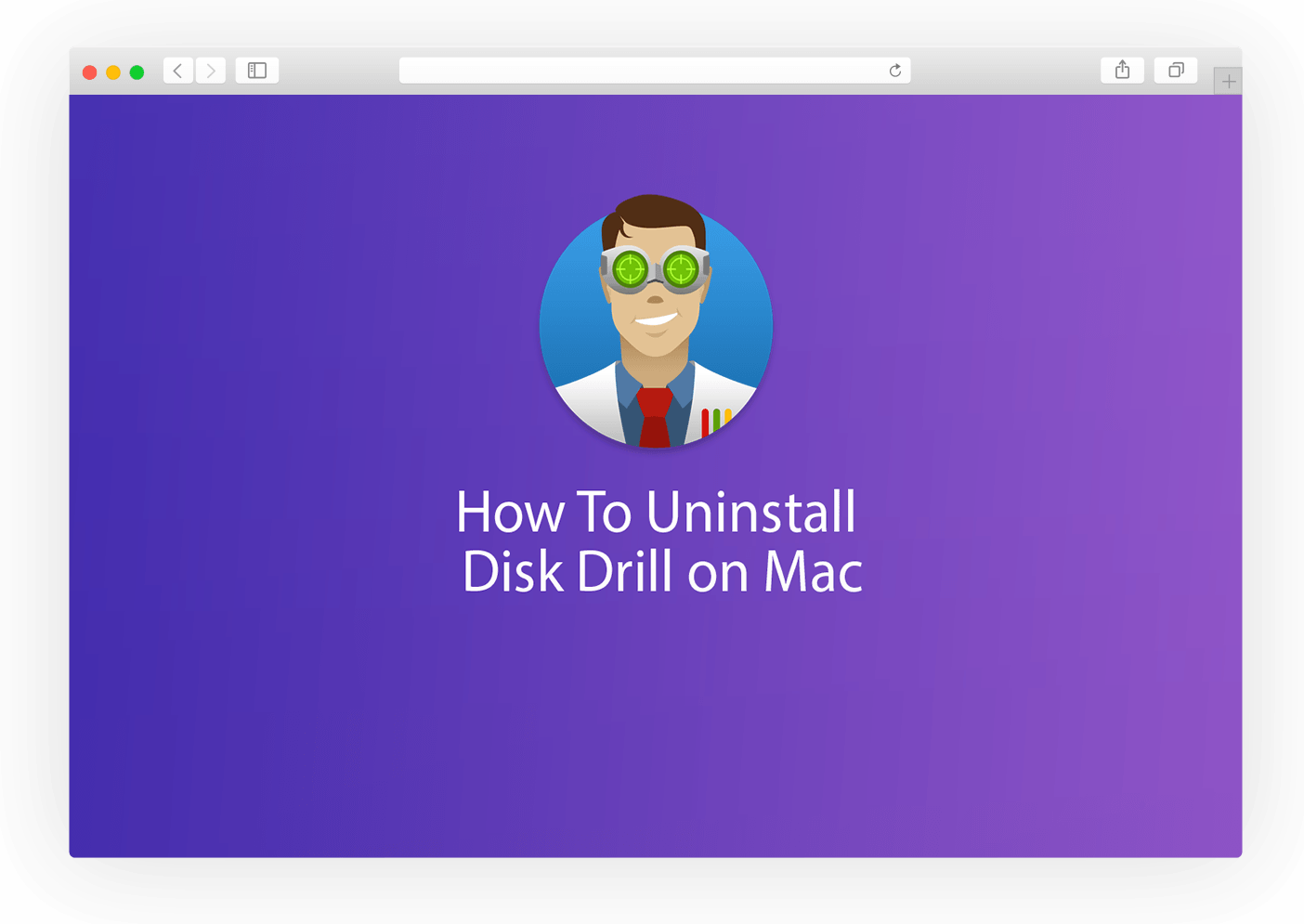 uninstall disk drill