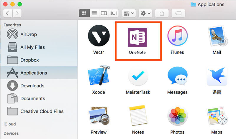 how to update onenote on mac