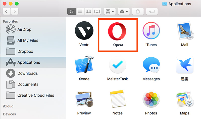 opera for mac system req