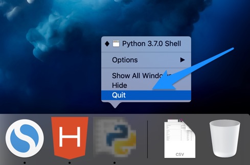 uninstall python 2.7 mac high sierra