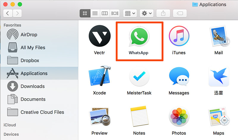 application for messegner and whatsapp mac