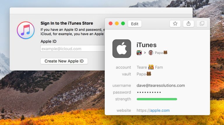 where is 1password license stored for mac