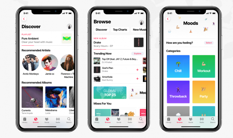 Graphic Designer Ã lvaro Gives Apple Music A New Concept Design